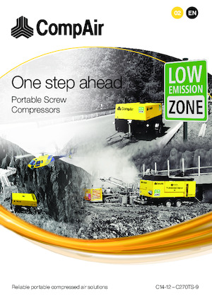 Přenosné vzduchové kompresory - dieslové, elektrické a benzínové CompAir C260TS-10