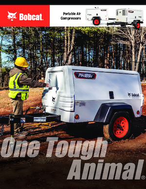 Přenosné vzduchové kompresory - dieslové, elektrické a benzínové Bobcat PA1600VP