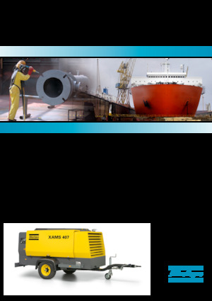 Přenosné vzduchové kompresory - dieslové, elektrické a benzínové Atlas Copco XATS 377 CD