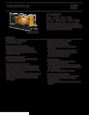 Naftové elektrocentrály Caterpillar C18-660