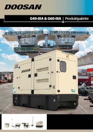 Naftové elektrocentrály Doosan G80-IIIA 