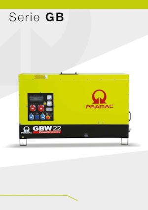 Naftové elektrocentrály PRAMAC Lifter GBW 15y
