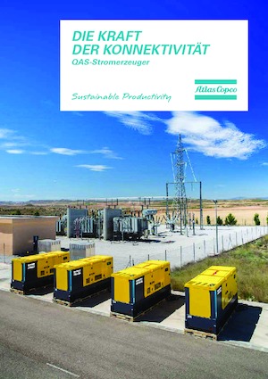 Naftové elektrocentrály Atlas Copco QAS 400 VD