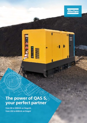 Naftové elektrocentrály Atlas Copco QAS 5 80