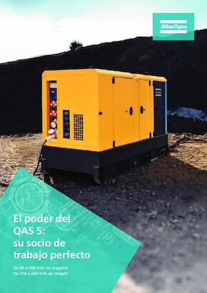 Naftové elektrocentrály Atlas Copco QAS 5 80