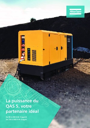 Naftové elektrocentrály Atlas Copco QAS 5 80