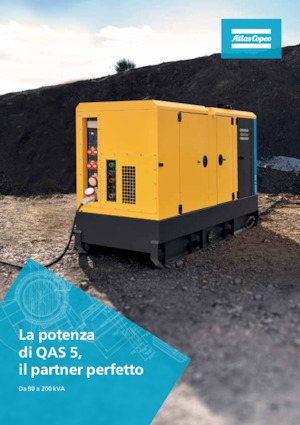 Naftové elektrocentrály Atlas Copco QAS 5 80
