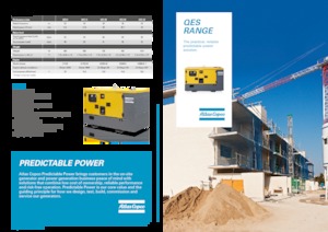 Naftové elektrocentrály Atlas Copco QES 14
