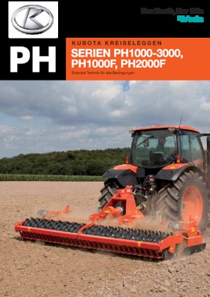 Rotační brány Kubota PH2450F 