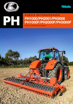 Rotační brány Kubota PH3450F