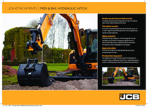 Rychloupínače JCB HYDRAULIC QUICK HITCH