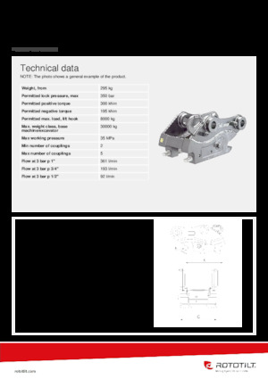 Rychloupínače Rototilt® QC70 