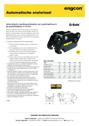 Rychloupínače engcon QS70