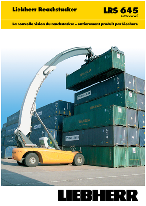 Reach stackery Liebherr LRS 645 Litronic