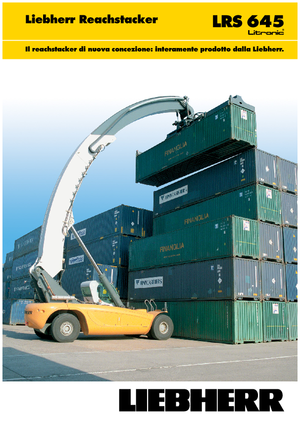 Reach stackery Liebherr LRS 645 Litronic