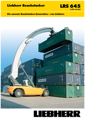 Reach stackery Liebherr LRS 645 Litronic