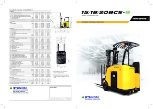 Elektrické retraky Hyundai 20 BCS-9