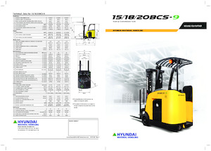 Elektrické retraky Hyundai 18 BCS-9 