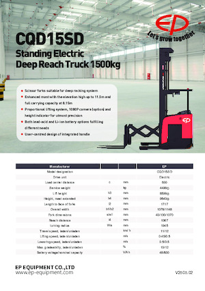Elektrické retraky EP CQD15SD