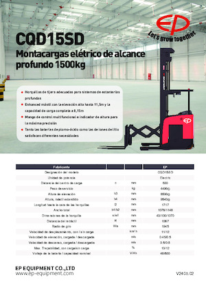 Elektrické retraky EP CQD15SD
