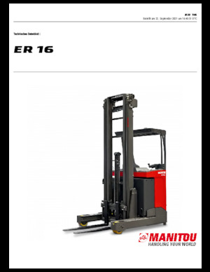 Elektrické retraky Manitou ER 16