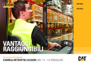 Elektrické retraky Caterpillar NR14N2L
