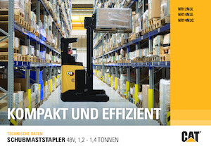 Elektrické retraky Caterpillar NR14N3L