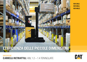 Elektrické retraky Caterpillar NR14N3L