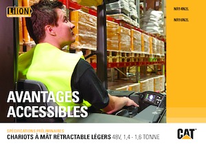 Elektrické retraky Caterpillar NR16N2L