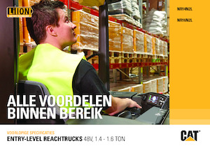 Elektrické retraky Caterpillar NR14N2L