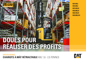 Elektrické retraky Caterpillar NR20N3