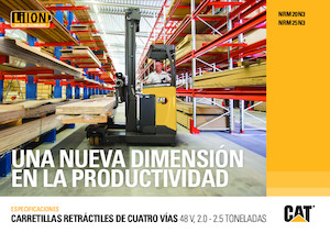 Elektrické retraky Caterpillar NRM25N3