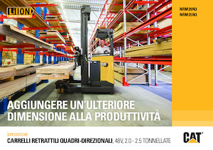 Elektrické retraky Caterpillar NRM25N3