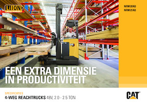 Elektrické retraky Caterpillar NRM25N3