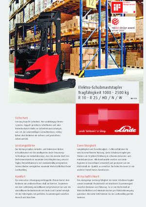 Elektrické retraky Linde R16N HD