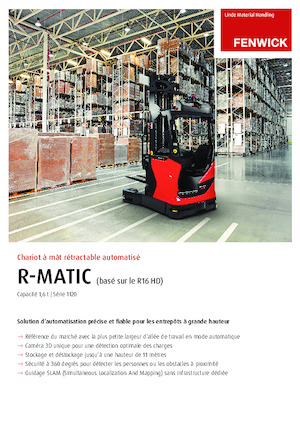 Elektrické retraky Linde R16HD MATIC config. 4 