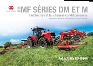 Zadní diskové žací lišty s kondicionérem Massey Ferguson DM367 TL-V-RC