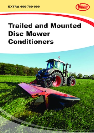 Zadní diskové žací lišty s kondicionérem Vicon Extra 736 T