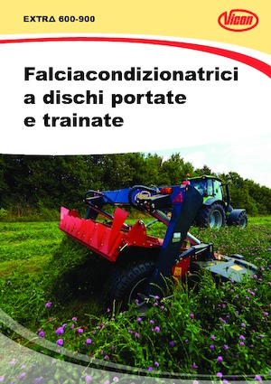 Zadní diskové žací lišty s kondicionérem Vicon Extra 736 T