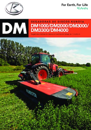 Zadní diskové žací lišty bez kondicionéru Kubota DM2032