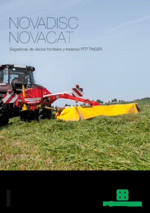 Zadní diskové žací lišty bez kondicionéru Pöttinger NovaCat 352 CF