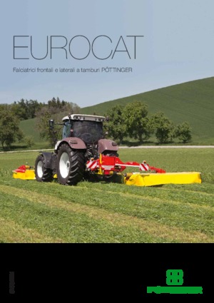 Zadní bubnové žací lišty bez kondicionéru Pöttinger EuroCat 312