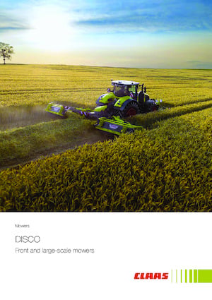 Zadní diskové žací lišty s kondicionérem Claas Disco 9700 C Business