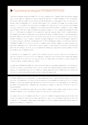 Zadní diskové žací lišty s kondicionérem Pronar PDT 300 C