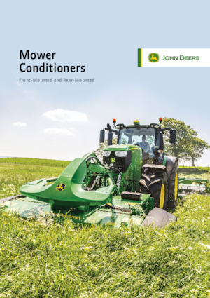 Zadní diskové žací lišty s kondicionérem John Deere R950R 