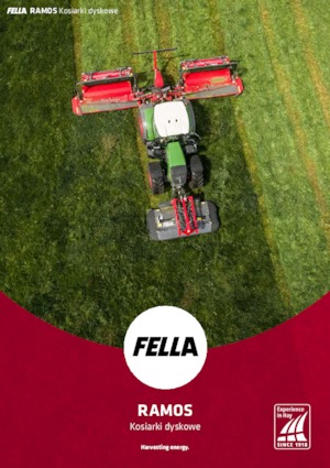 Zadní diskové žací lišty s kondicionérem Fella Ramos 3160 TLX-KC