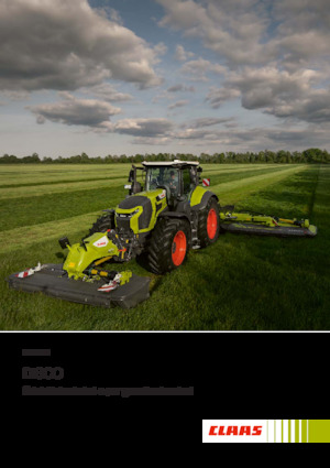 Zadní diskové žací lišty bez kondicionéru Claas Disco 1100 Comfort 
