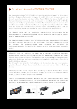 Zadní diskové žací lišty bez kondicionéru Pronar PDK 220