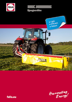 Zadní diskové žací lišty bez kondicionéru Fella SM 208 InLine