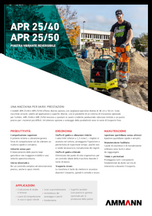 Reverzní vibrační desky Ammann APR 2550